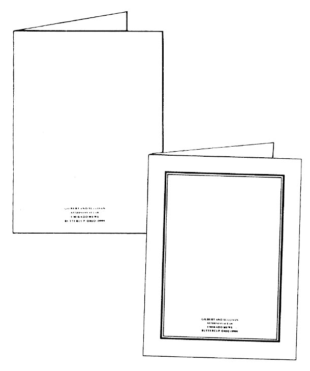 Imprinted Report Covers - Blue with No Border<br><br>3594