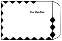 Brown Kraft FIRST CLASS MAILER 28lb. Open End 9 x 12 Envelope-Imprinted<br><br>5136I