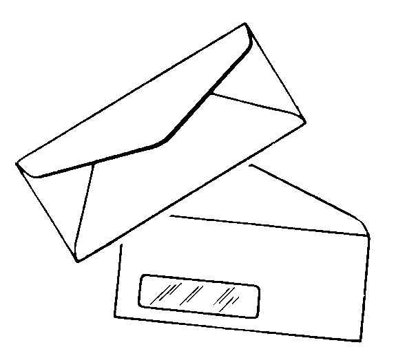 6.75 Window 24lb. Commercial White Wove Envelopes-Imprinted<br><br>5152I