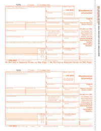 1099MISC Copy A Laser Form 500-Sheet Pack<br><br>BLMA