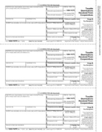 1099PATR Copy B Laser Form 50-Sheet Pack<br><br>LPB
