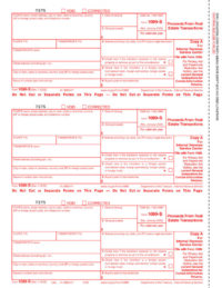 1099S Copy A Laser Form 50-Sheet Pack<br><br>LSA