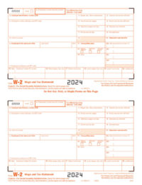 W2 Laser Printer Form FEDERAL Copy A 50-Sheet Pack<br><br>LW2A