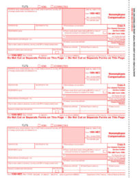 1099-NEC Copy A Laser Form 500-Sheet Pack<br><br>BNECLMA