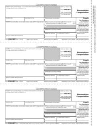 1099-NEC Copy B Laser Form 500-Sheet Pack<br><br>BNECLMB