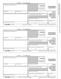 1099-NEC Copy C/2 Laser Form 50-Sheet Pack<br><br>NECLM2