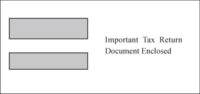 Double Window Envelope for W-2 3-per-page Laser Forms<br><br>DW3
