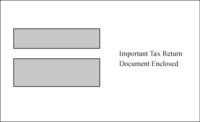 Double Window Envelope for W-2 2-per-page Forms<br><br>DWCL