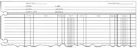 Ledger Sheet Double Entry Green-Tint<br><br>1002-A