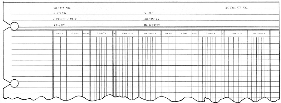 Ledger Sheet Double Debit, Credit & Balance Green-Tint<br><br>1002-G
