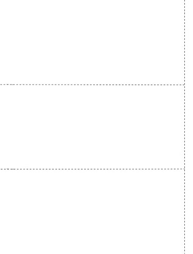 3-UP W-2 Blank Perf with Copy B & C Instructions 50-Sheet Pack<br><br>L3BL