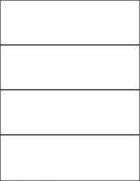 4-UP W-2 Blank Perforated Sheets 50-Sheet Pack With Instructions<br><br>L87B