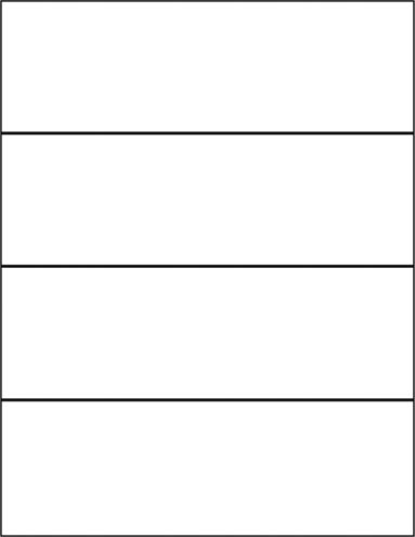 4-UP W-2 Blank Perforated Sheets 500-Sheet Pack With Instructions<BR><BR>BL87B