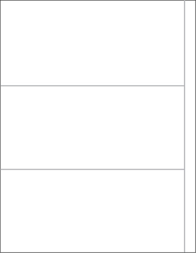 Blank Perforated Sheets For 3-UP 1099 No Side Perf 50-Sheet Pack<br><br>L9BLH